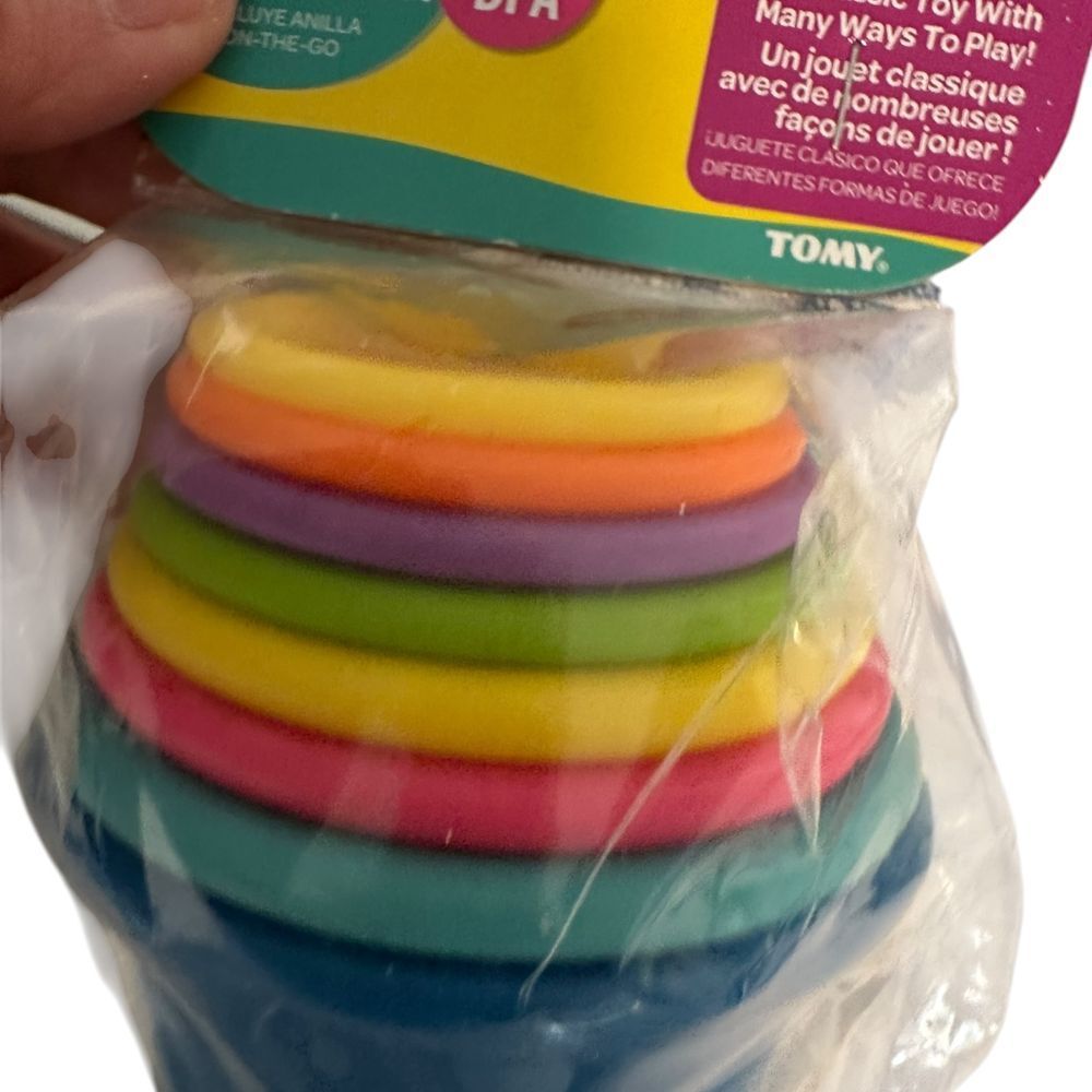 The First Years‎ TOMY Stack & Count Cups Rainbow Nesting Toy BPA-Free Baby 6m+